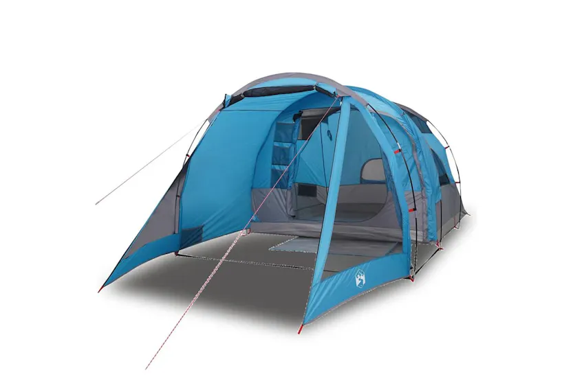 Vidaxl Camping Tent Tunnel 4-person Blue Waterproof Vidaxl Camping Tent Tunnel 4-person Blue Waterproof