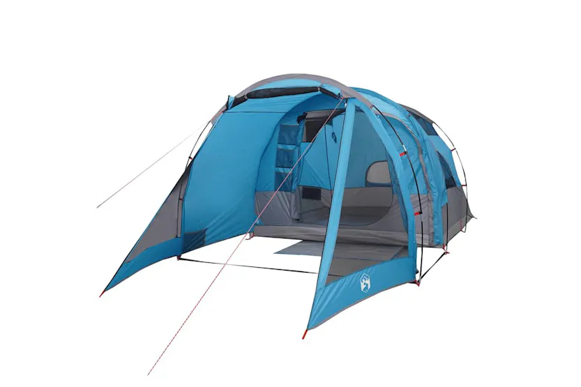 Vidaxl Camping Tent Tunnel 4-person Blue Waterproof Vidaxl Camping Tent Tunnel 4-person Blue Waterproof