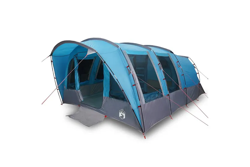 Vidaxl Family Tent Tunnel 8-person Blue Waterproof Vidaxl Family Tent Tunnel 8-person Blue Waterproof