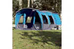 Vidaxl Family Tent Tunnel 8-person Blue Waterproof Vidaxl Family Tent Tunnel 8-person Blue Waterproof