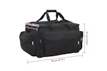 Vidaxl Fishing Bag Waterproof Black Oxford Fabric Vidaxl Fishing Bag Waterproof Black Oxford Fabric