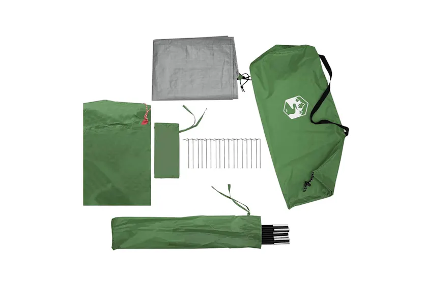 Vidaxl Family Tent Cabin 10-person Green Waterproof Vidaxl Family Tent Cabin 10-person Green Waterproof