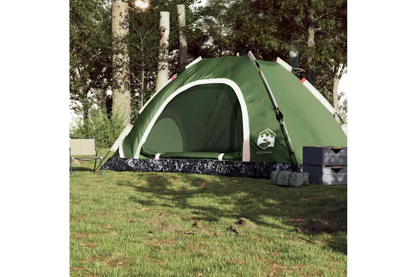 Vidaxl Camping Tent 5-person Green Quick Release Vidaxl Camping Tent 5-person Green Quick Release