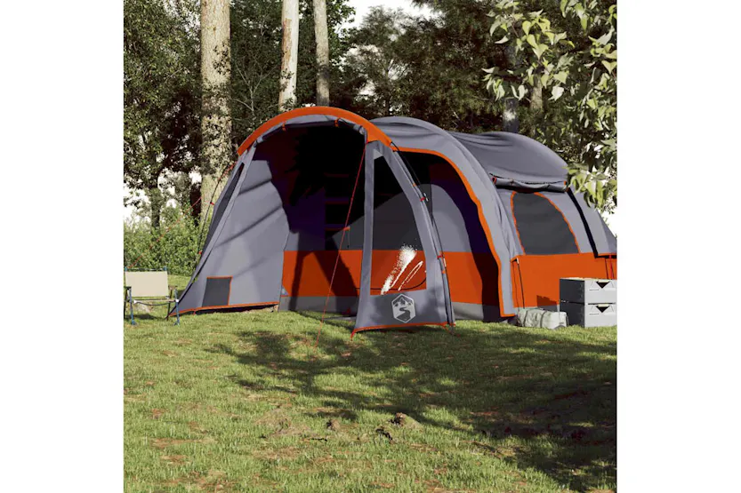 Vidaxl Family Tent 6-person Grey Waterproof Vidaxl Family Tent 6-person Grey Waterproof