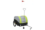 Vidaxl Bike Trailer Black And Green 45 Kg Iron Vidaxl Bike Trailer Black And Green 45 Kg Iron