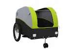 Vidaxl Bike Trailer Black And Green 45 Kg Iron Vidaxl Bike Trailer Black And Green 45 Kg Iron