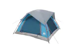 Vidaxl Camping Tent Cabin 4-person Blue Waterproof Vidaxl Camping Tent Cabin 4-person Blue Waterproof