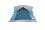 Vidaxl Camping Tent Cabin 4-person Blue Waterproof Vidaxl Camping Tent Cabin 4-person Blue Waterproof