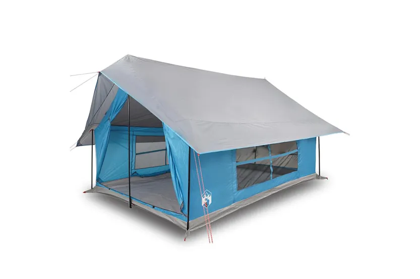 Vidaxl Camping Tent 5-person Blue Waterproof Vidaxl Camping Tent 5-person Blue Waterproof