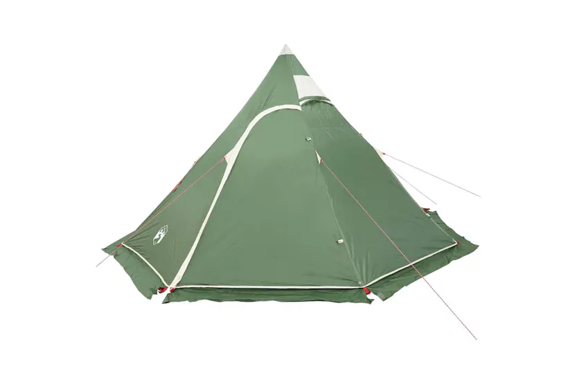 Vidaxl Camping Tent Tipi 5-person Green Waterproof Vidaxl Camping Tent Tipi 5-person Green Waterproof