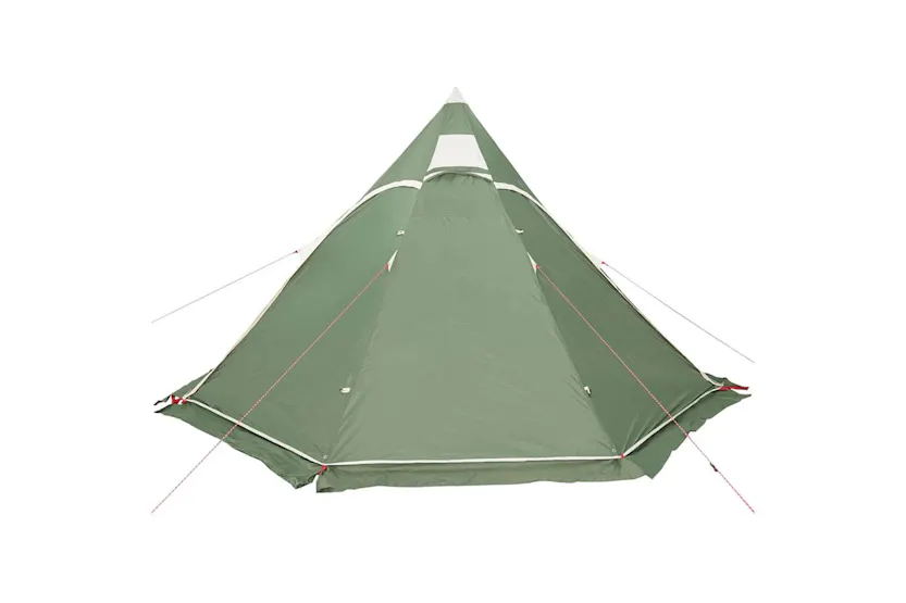 Vidaxl Camping Tent Tipi 5-person Green Waterproof Vidaxl Camping Tent Tipi 5-person Green Waterproof