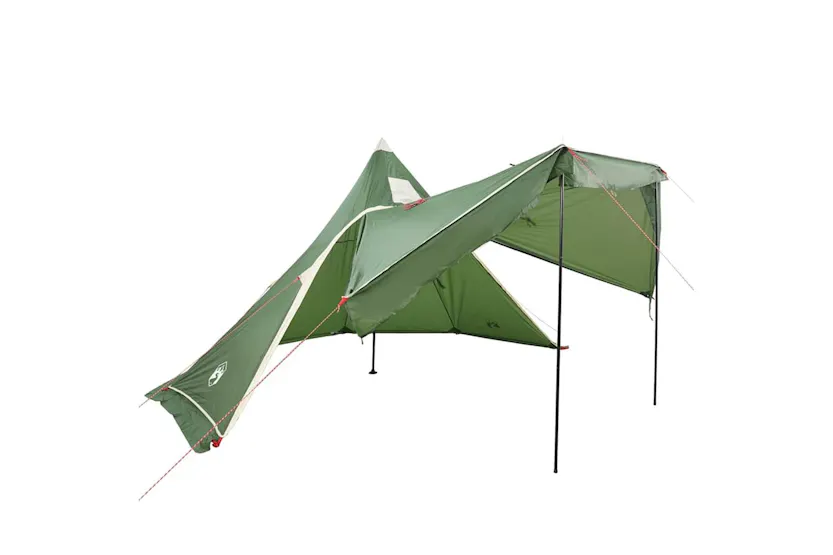 Vidaxl Camping Tent Tipi 5-person Green Waterproof Vidaxl Camping Tent Tipi 5-person Green Waterproof