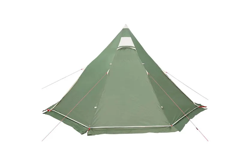 Vidaxl Camping Tent Tipi 5-person Green Waterproof Vidaxl Camping Tent Tipi 5-person Green Waterproof