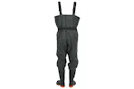 Vidaxl Chest Waders With Boots And Belt Dark Green Size 45 Vidaxl Chest Waders With Boots And Belt Dark Green Size 45