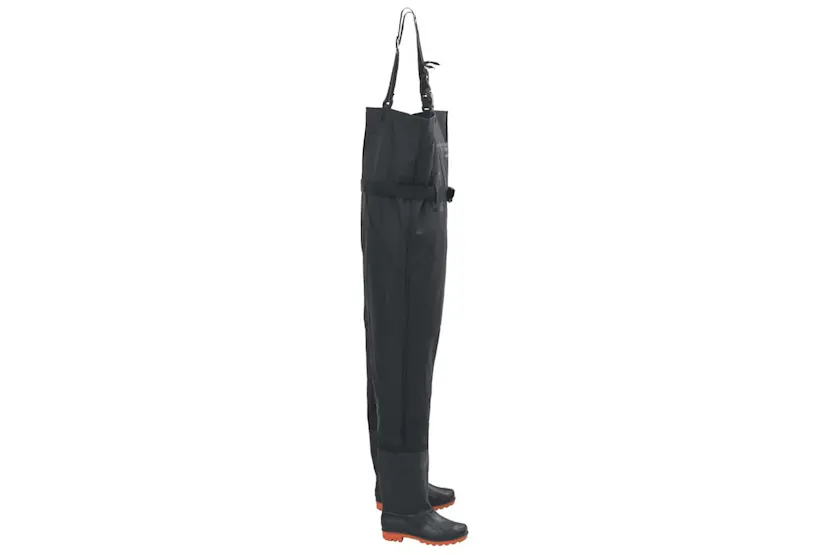 Vidaxl Chest Waders With Boots And Belt Black Size 41 Vidaxl Chest Waders With Boots And Belt Black Size 41