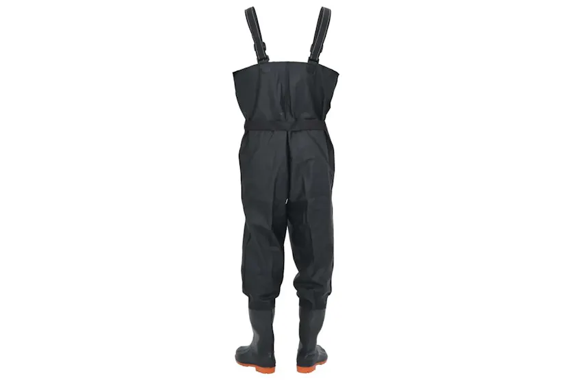 Vidaxl Chest Waders With Boots And Belt Black Size 41 Vidaxl Chest Waders With Boots And Belt Black Size 41