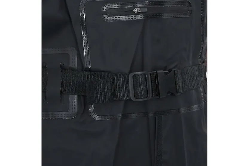 Vidaxl Chest Waders With Boots And Belt Black Size 41 Vidaxl Chest Waders With Boots And Belt Black Size 41
