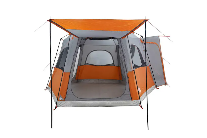 Vidaxl Car Tent 4-person Grey And Orange Waterproof Vidaxl Car Tent 4-person Grey And Orange Waterproof