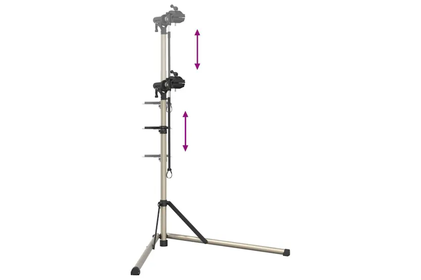 Vidaxl Bike Repair Stand Foldable Adjustable 102-160 Cm Aluminium Vidaxl Bike Repair Stand Foldable Adjustable 102-160 Cm Aluminium