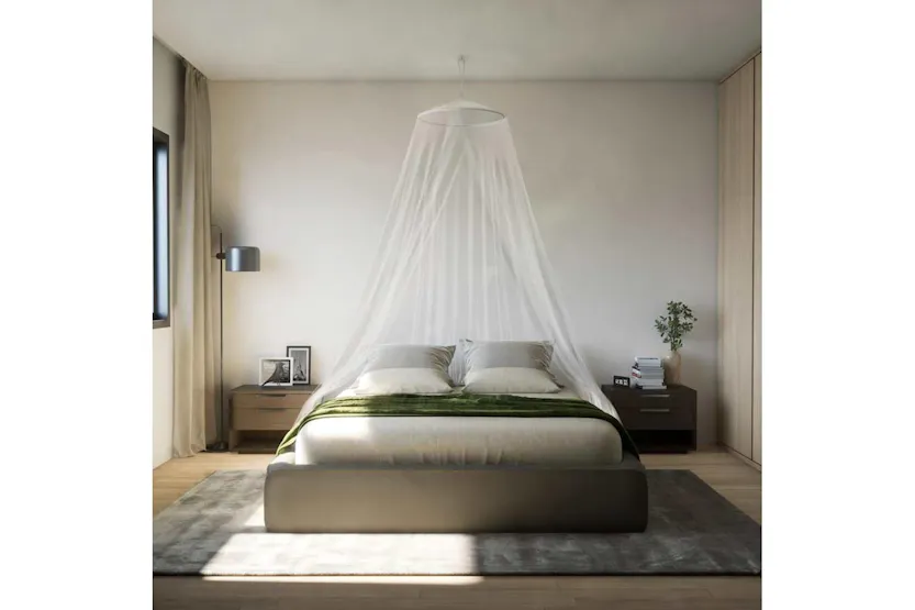 Vidaxl Mosquito Net For Bed 220 Mesh White 56x56x220 Cm Vidaxl Mosquito Net For Bed 220 Mesh White 56x56x220 Cm