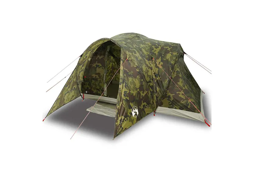 Vidaxl Family Tent Dome 6-person Camouflage Waterproof Vidaxl Family Tent Dome 6-person Camouflage Waterproof
