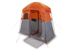 Vidaxl Shower Tent 2-person Grey And Orange Waterproof Vidaxl Shower Tent 2-person Grey And Orange Waterproof