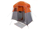 Vidaxl Shower Tent 2-person Grey And Orange Waterproof Vidaxl Shower Tent 2-person Grey And Orange Waterproof