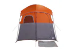 Vidaxl Shower Tent 2-person Grey And Orange Waterproof Vidaxl Shower Tent 2-person Grey And Orange Waterproof