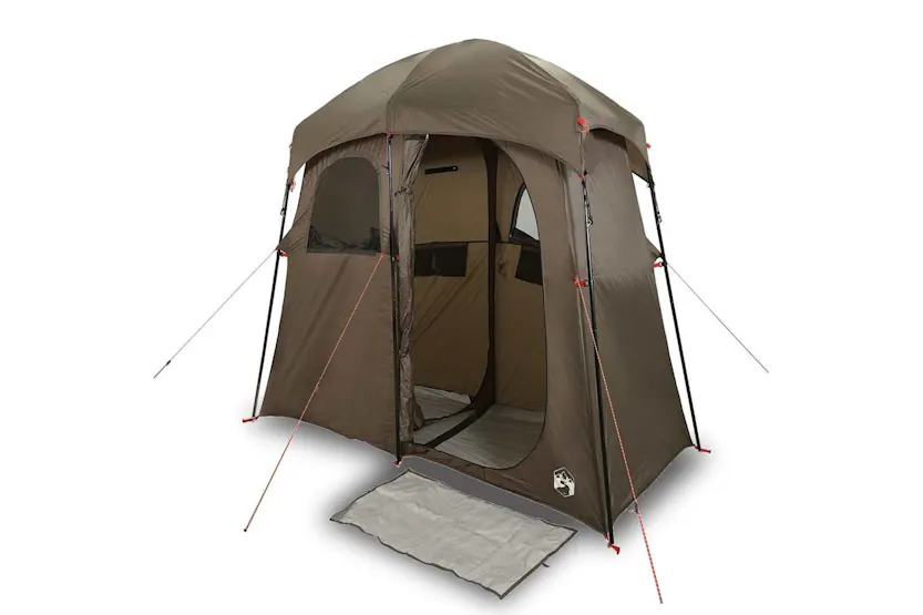 Vidaxl Shower Tent 2-person Brown Waterproof Vidaxl Shower Tent 2-person Brown Waterproof