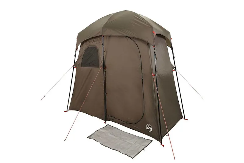 Vidaxl Shower Tent 2-person Brown Waterproof Vidaxl Shower Tent 2-person Brown Waterproof