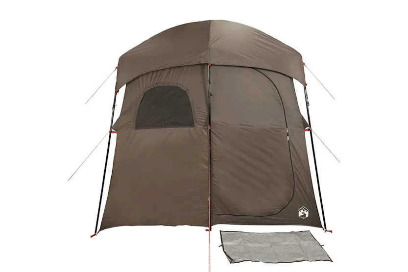 Vidaxl Shower Tent 2-person Brown Waterproof Vidaxl Shower Tent 2-person Brown Waterproof