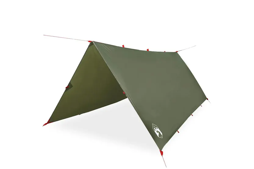 Vidaxl Camping Tarp Olive Green 366x306 Cm Waterproof Vidaxl Camping Tarp Olive Green 366x306 Cm Waterproof