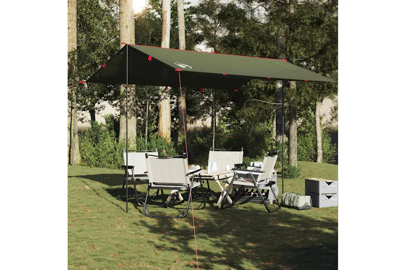 Vidaxl Camping Tarp Olive Green 366x306 Cm Waterproof Vidaxl Camping Tarp Olive Green 366x306 Cm Waterproof