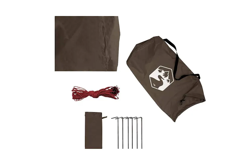 Vidaxl Camping Tarp Brown 451x420 Cm Waterproof Vidaxl Camping Tarp Brown 451x420 Cm Waterproof