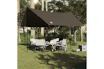 Vidaxl Camping Tarp Brown 462x306x211 Cm Waterproof Vidaxl Camping Tarp Brown 462x306x211 Cm Waterproof