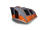 Vidaxl Camping Tent Tunnel 5-person Grey And Orange Waterproof Vidaxl Camping Tent Tunnel 5-person Grey And Orange Waterproof