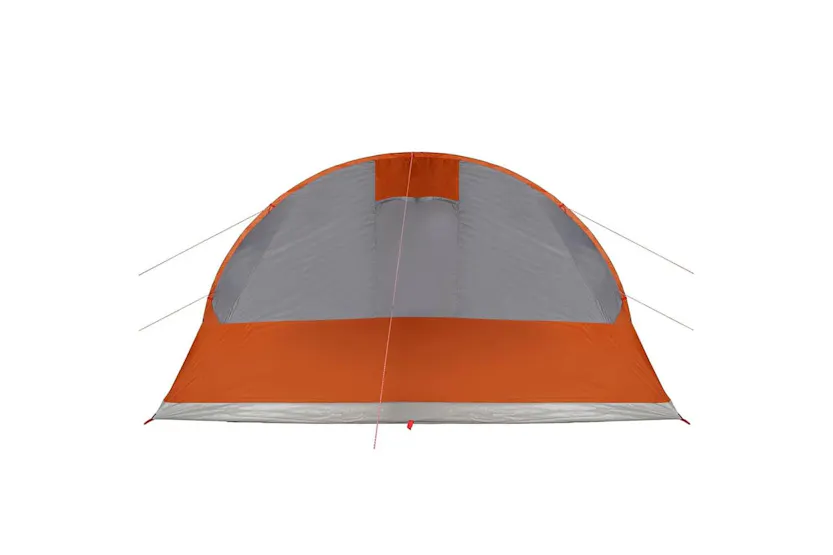 Vidaxl Camping Tent Tunnel 5-person Grey And Orange Waterproof Vidaxl Camping Tent Tunnel 5-person Grey And Orange Waterproof