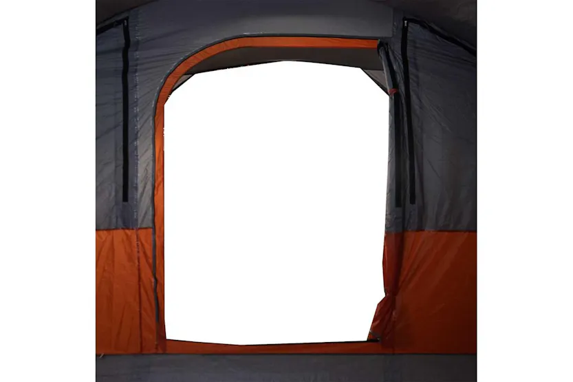 Vidaxl Camping Tent Tunnel 5-person Grey And Orange Waterproof Vidaxl Camping Tent Tunnel 5-person Grey And Orange Waterproof