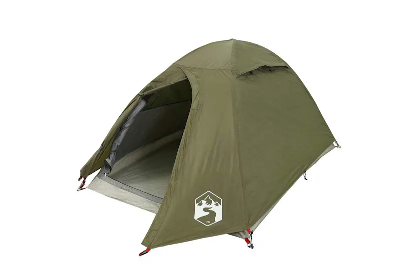 Vidaxl Camping Tent Dome 2-person Olive Green Waterproof Vidaxl Camping Tent Dome 2-person Olive Green Waterproof