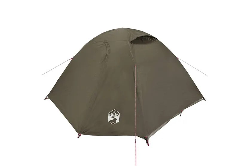 Vidaxl Camping Tent Dome 4-person Brown Waterproof Vidaxl Camping Tent Dome 4-person Brown Waterproof