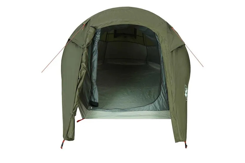 Vidaxl Camping Tent Tunnel 3-person Olive Green Waterproof Vidaxl Camping Tent Tunnel 3-person Olive Green Waterproof