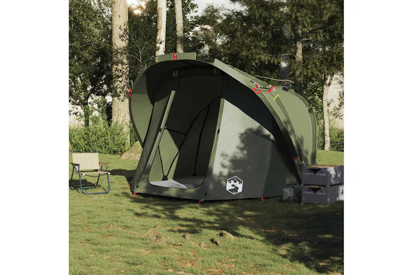 Vidaxl Fishing Tent 4-person Olive Green Waterproof Vidaxl Fishing Tent 4-person Olive Green Waterproof