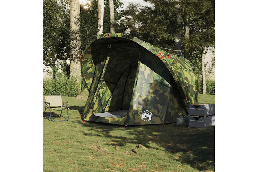 Vidaxl Fishing Tent 4-person Camouflage Waterproof Vidaxl Fishing Tent 4-person Camouflage Waterproof