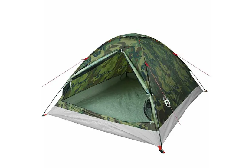 Vidaxl Camping Tent Dome 4-person Camouflage Waterproof Vidaxl Camping Tent Dome 4-person Camouflage Waterproof