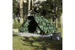 Vidaxl Camping Tent Dome 4-person Camouflage Waterproof Vidaxl Camping Tent Dome 4-person Camouflage Waterproof
