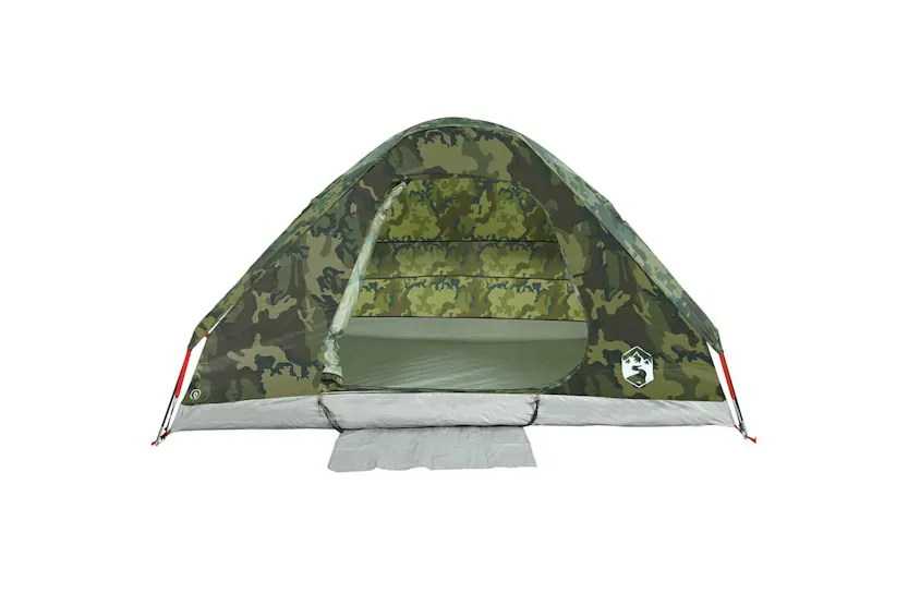 Vidaxl Camping Tent Dome 4-person Camouflage Waterproof Vidaxl Camping Tent Dome 4-person Camouflage Waterproof
