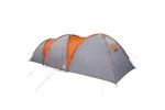 Vidaxl Family Tent Dome 8-person Grey And Orange Waterproof Vidaxl Family Tent Dome 8-person Grey And Orange Waterproof