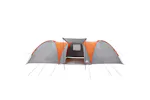 Vidaxl Family Tent Dome 8-person Grey And Orange Waterproof Vidaxl Family Tent Dome 8-person Grey And Orange Waterproof