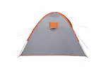 Vidaxl Family Tent Dome 8-person Grey And Orange Waterproof Vidaxl Family Tent Dome 8-person Grey And Orange Waterproof