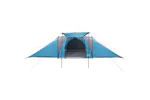 Vidaxl Family Tent Dome 6-person Blue Waterproof Vidaxl Family Tent Dome 6-person Blue Waterproof